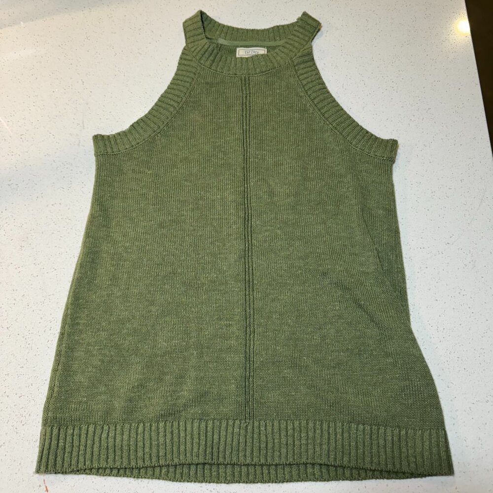 Fat Face Florence Vest Forest Green Size US 4 100% Cotton